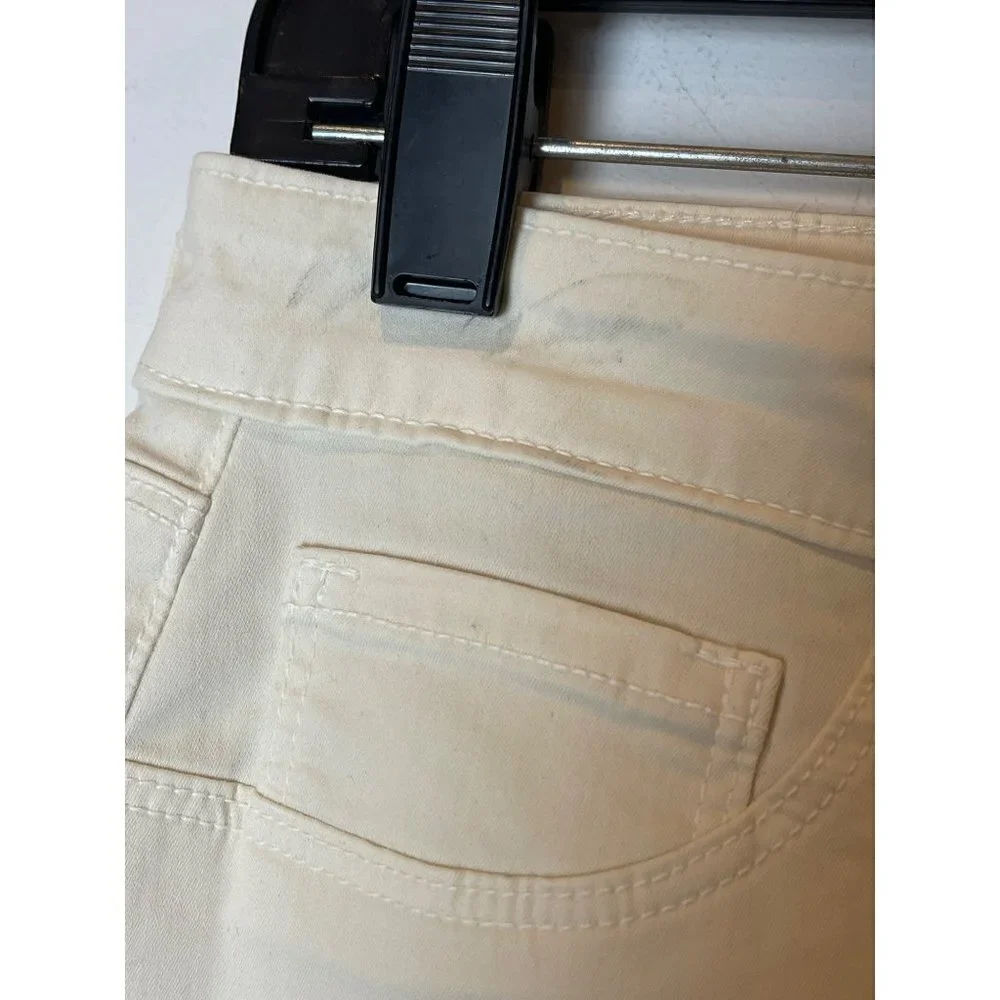 L'Agence White Margot Skinny High Rise Vintage‎ White Jeans Size 28